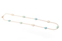 Collana Madì Donna Laguna Goccia in Argento Quarzo idrotermale 38943-MADÌ - 38943-MADÌ
